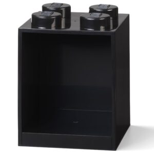 4-Stud Brick Shelf - Black