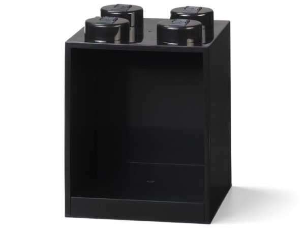 4-Stud Brick Shelf - Black