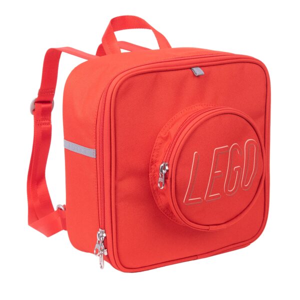 Brick Backpack 1 Stud - Red