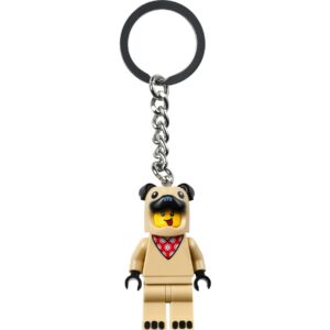 French Bull Dog Guy Key Chain