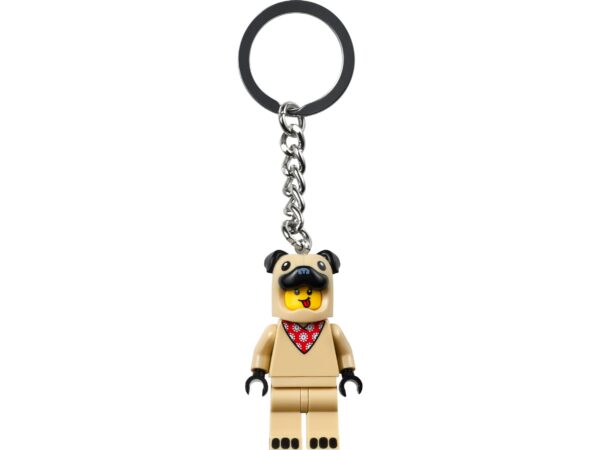 French Bull Dog Guy Key Chain