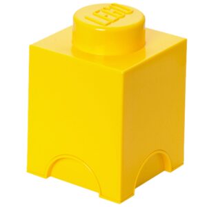 LEGO 1-stud Yellow Storage Brick