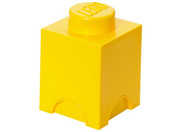 LEGO 1-stud Yellow Storage Brick