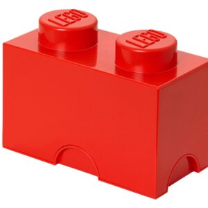 LEGO 2-stud Red Storage Brick