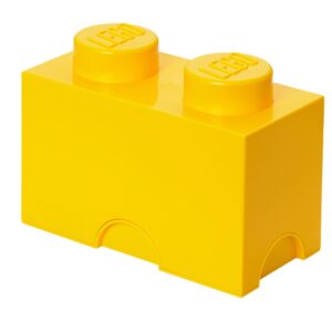 LEGO 2-stud Yellow Storage Brick