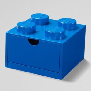 LEGO 4-Stud Blue Desk Drawer