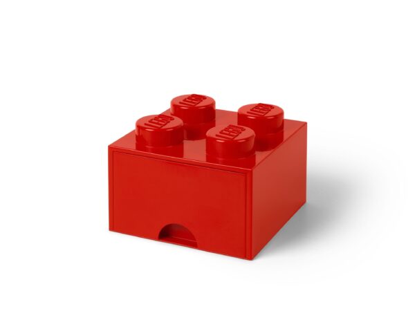 LEGO 4-stud Bright Red Storage Brick Drawer