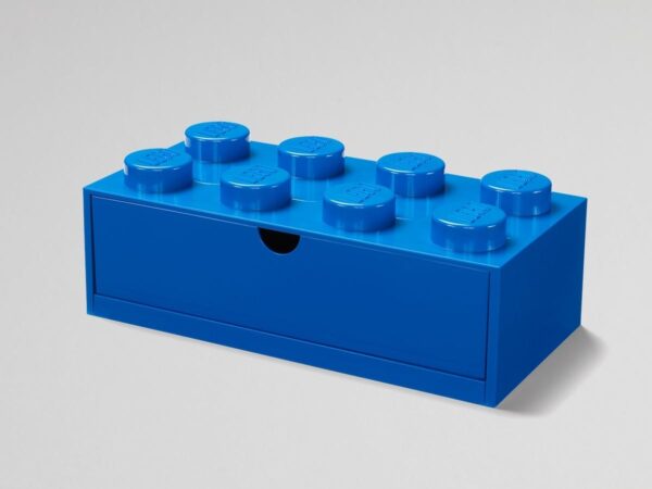 LEGO 8-Stud Blue Desk Drawer