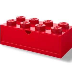 LEGO 8-Stud Red Desk Drawer