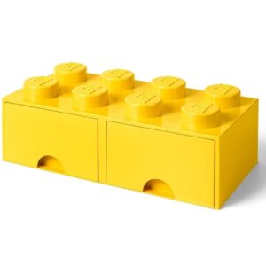 LEGO 8-stud Bright Yellow Storage Brick Drawer