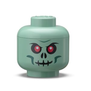 Mini Skeleton Storage Head - Green