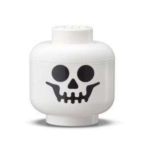 Mini Skeleton Storage Head - White