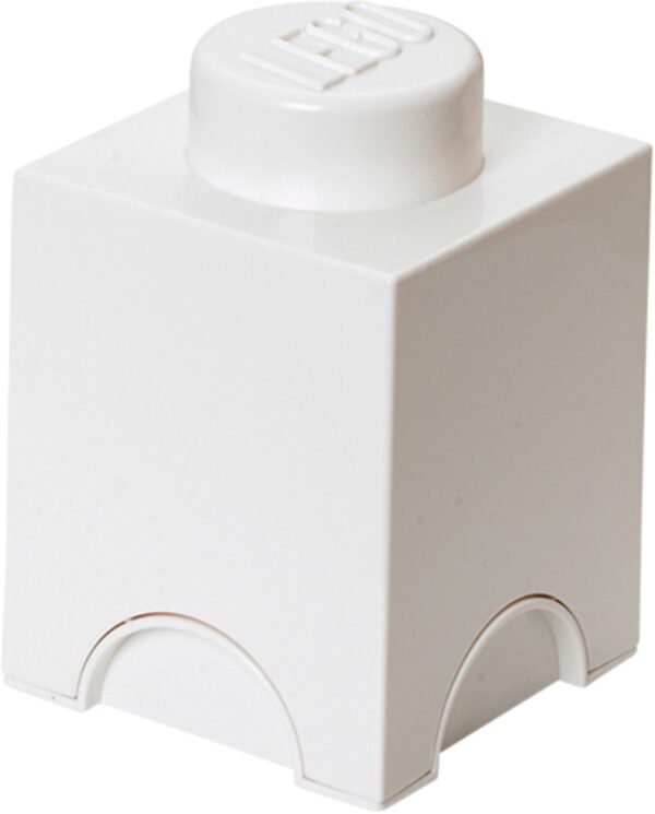 Storage Brick 1-Stud - White