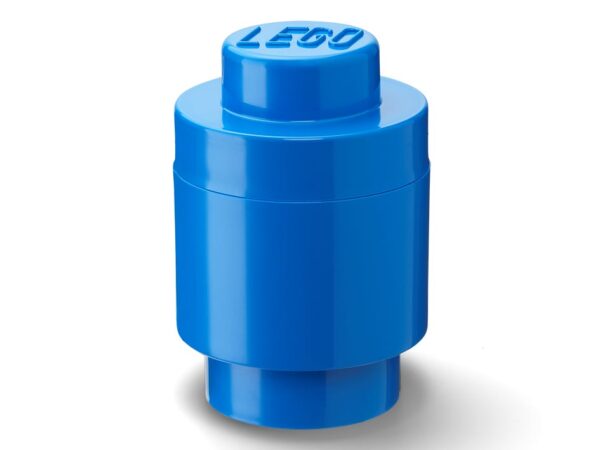 1-Stud Round Storage Brick - Blue