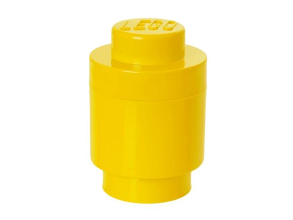 1-Stud Round Storage Brick - Yellow