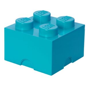 4-Stud Storage Brick - Azure Blue