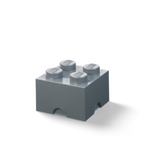4-Stud Storage Brick - Dark Gray