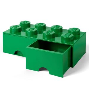 8-Stud Brick Drawer - Green