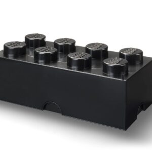 8-Stud Storage Brick - Black