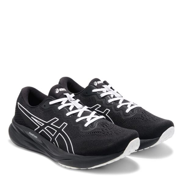 ASICS Men's Gel Pulse 15 Running Shoes (Black/White) - Size 10.0 M