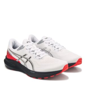 ASICS Men's Gt-1000 13 Running Shoes (White/Black/Red) - Size 10.0 M