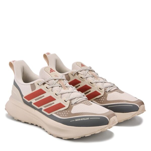 Adidas Men's Ultrarun 5.0 Tr Running Shoes (Grey/Red) - Size 10.0 M