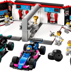 F1 Garage & Mercedes-AMG & Alpine Cars