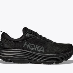 HOKA Men's Gaviota 5 Shoes in Black/Black, Size 7.5