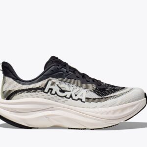 HOKA Women's Skyflow Shoes in Black/White, Size 5.5