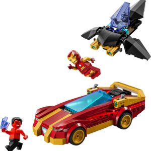 Iron Man Car & Black Panther vs. Red Hulk