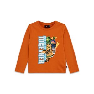 Kids Long-Sleeve T-Shirt - Dark Orange