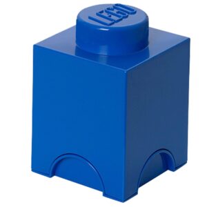 LEGO 1-stud Blue Storage Brick