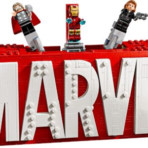 MARVEL Logo & Minifigures