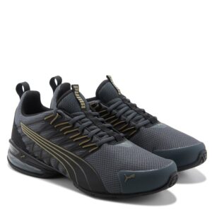 Puma Men's Voltaic Evo Running Shoes (Grey/Black/Bronze) - Size 10.0 M