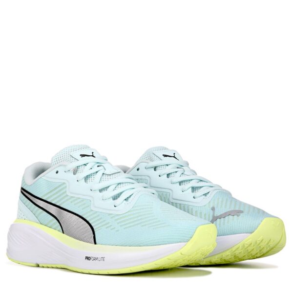 Puma Women's Aviator Running Shoes (Blue/Lime) - Size 10.0 M