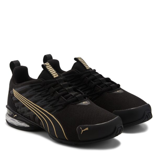 Puma Women's Voltaic Evo Running Shoes (Black/Gold) - Size 10.5 W