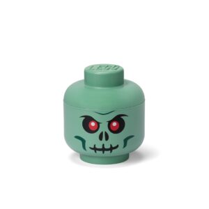 Small Skeleton Storage Head - Green