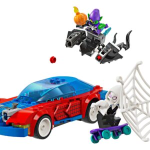 Spider-Man Race Car & Venom Green Goblin