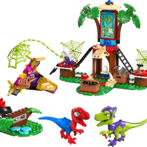 Spidey and Gobby's Raptor Battle at Tree House HQ