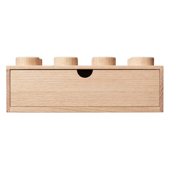 Wooden Desk Drawer 8 - Light Oak